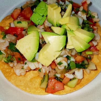 Tostada Ceviche Pescado