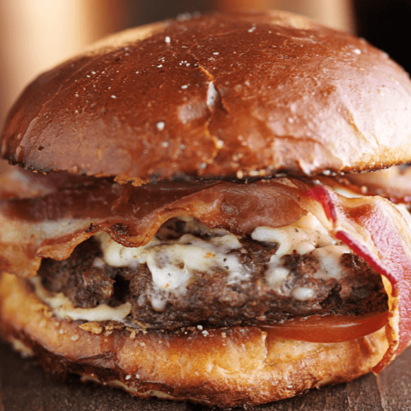 Hamburguesa con Tocino