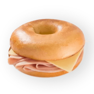 Bagel de Jamón y Queso