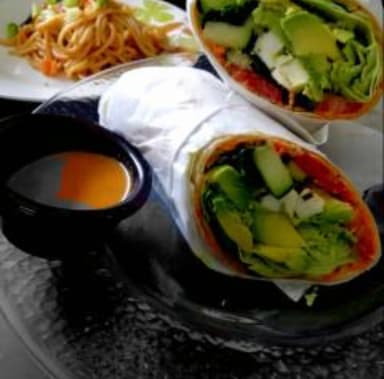 Wrap de vegetales y queso