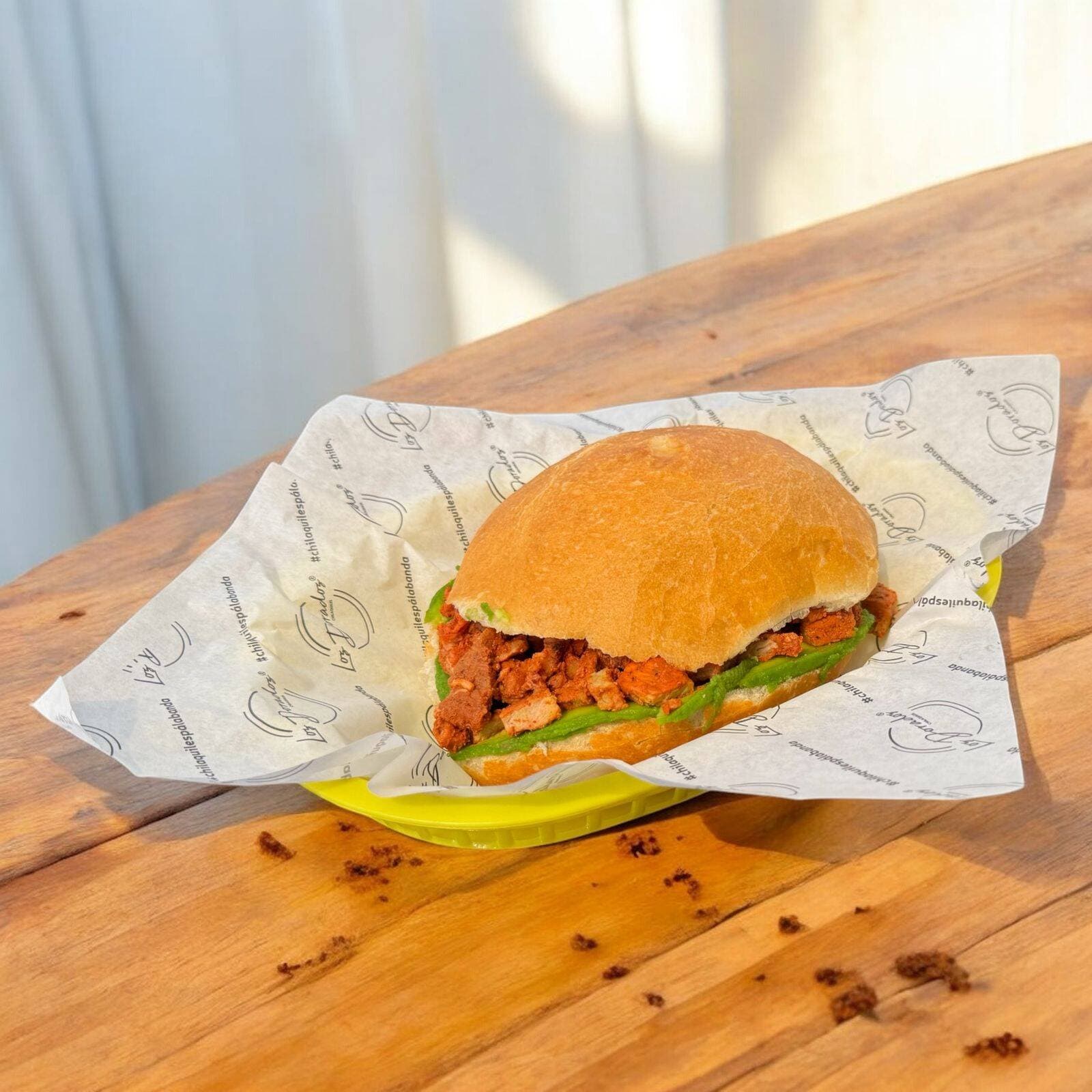 Torta de Asado Yucateco