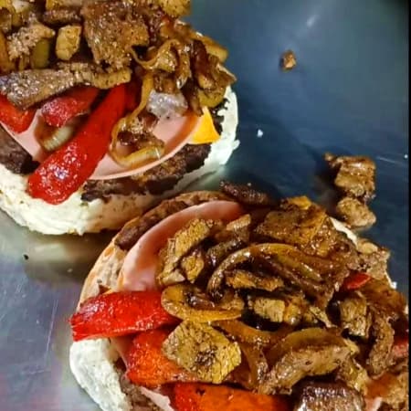 Hamburguesa De Carne Asada