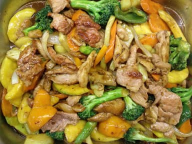 Carnes con Verduras