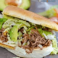 Torta de deshebrada de res