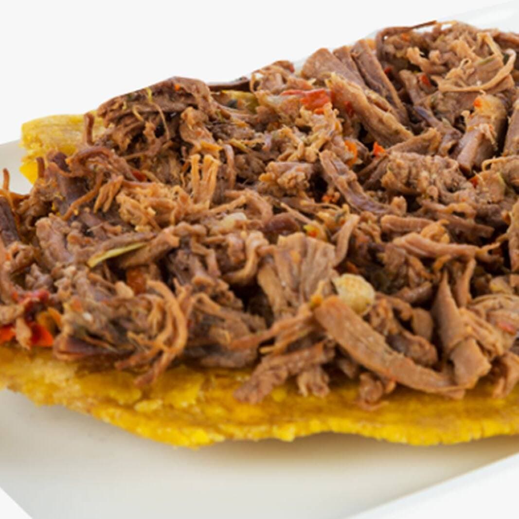 Patacón con Carne