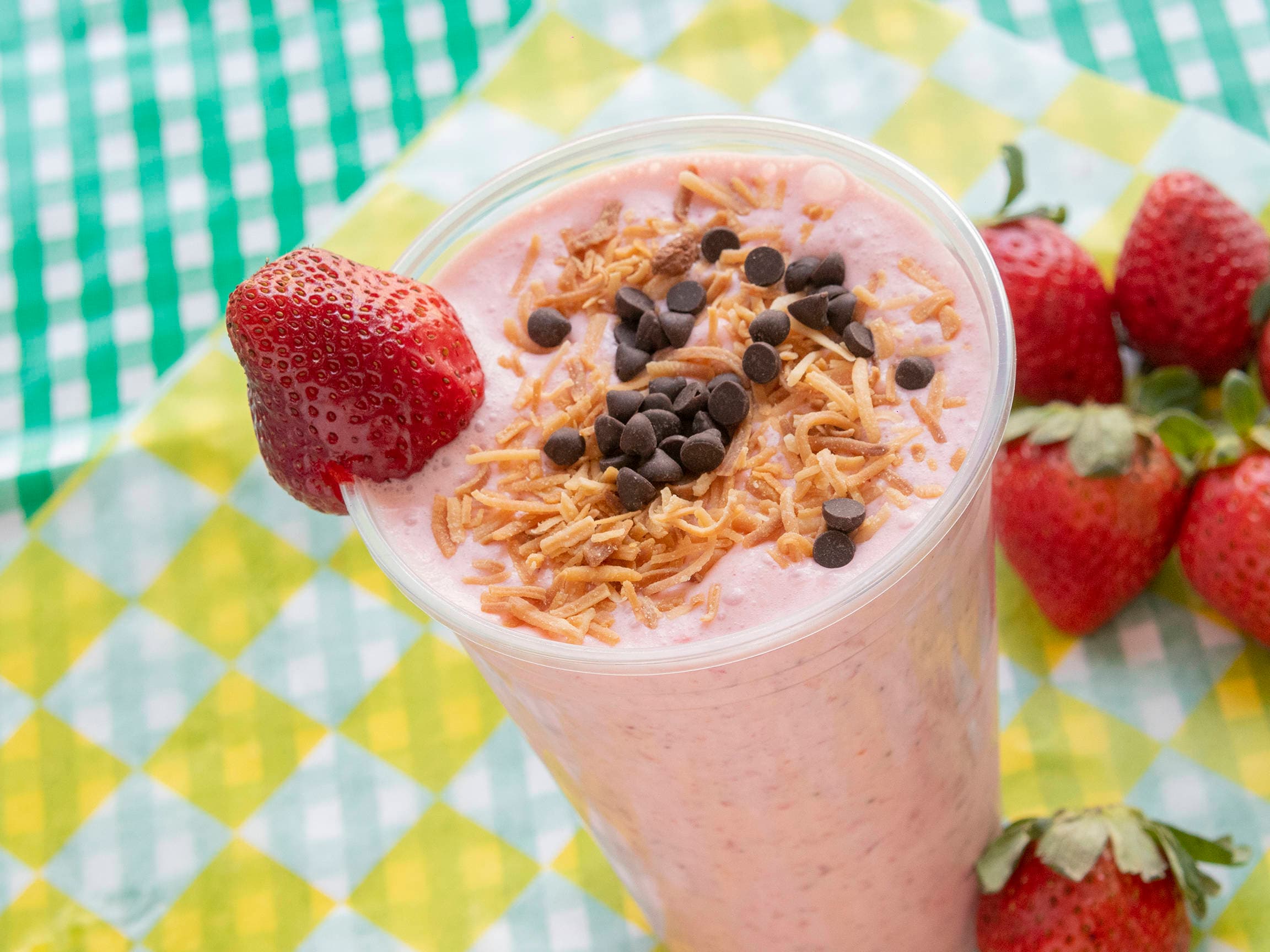 Fresa con crema medianas
