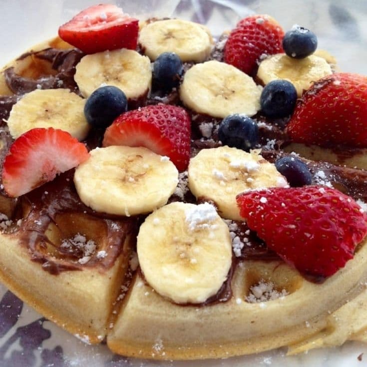 Waffles de 2 a 4 Ingredientes