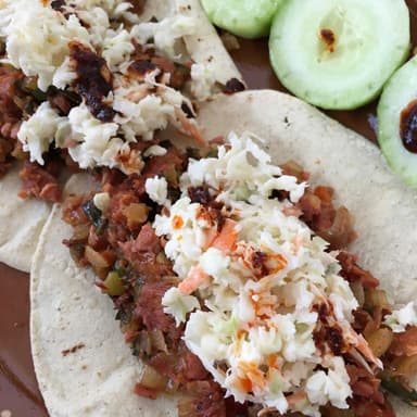 Taco de Marlín Ahumado