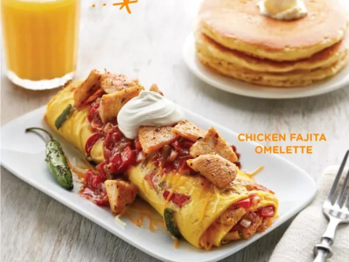Chicken Fajita Omelette