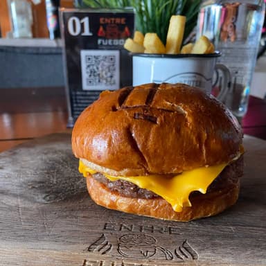 Burger con queso