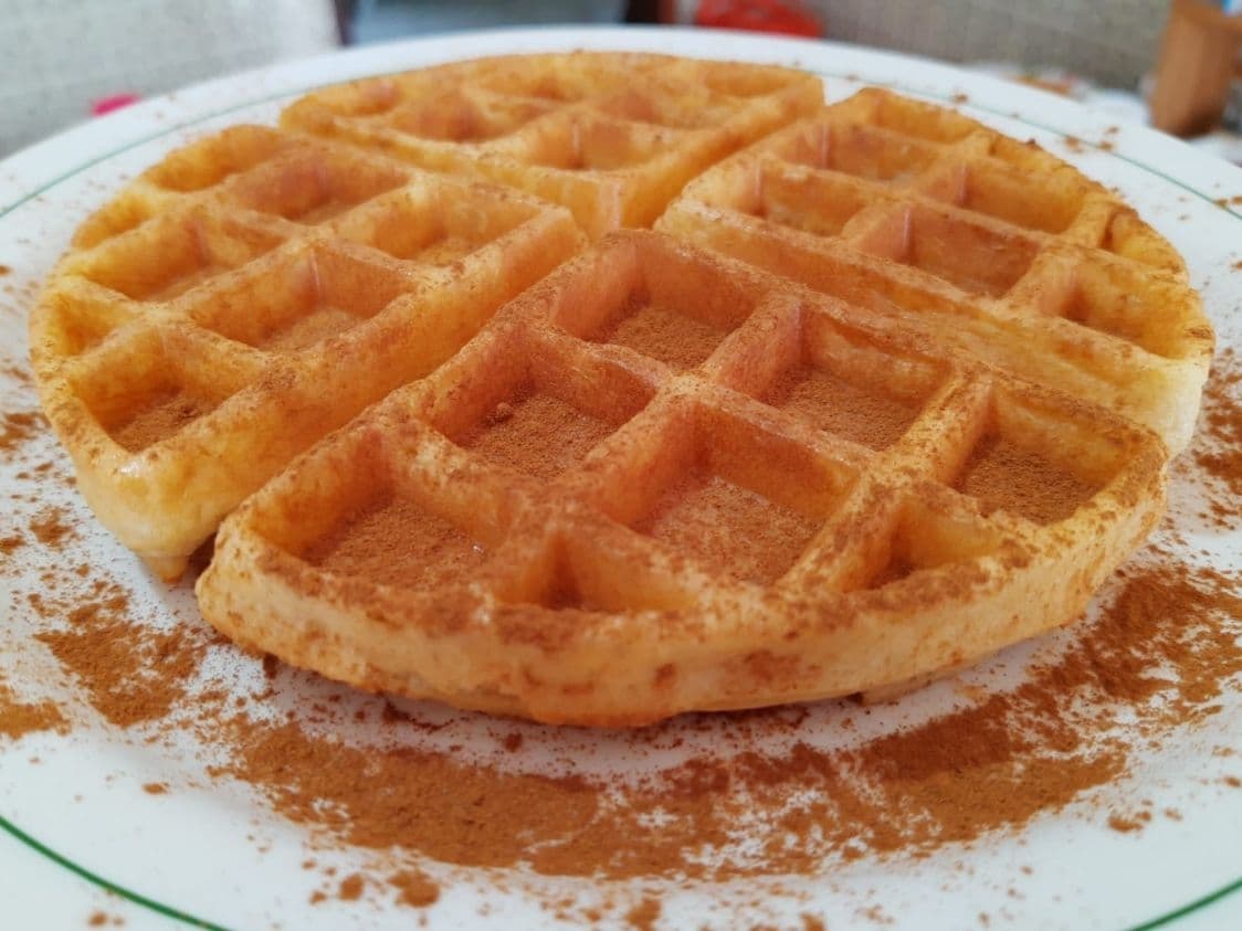 Waffle con Canela