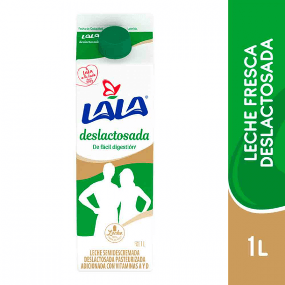 LECHE LALA DESLACTOSADA 1LT