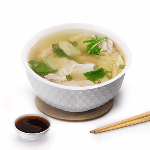 Sopa Wantán de Pollo
