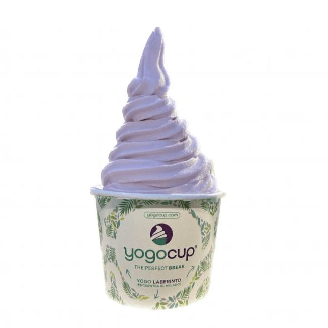 1 Litro de Helado de Yogurt Sabor Taro