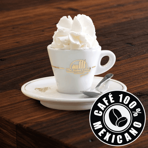 Espresso Caliente con panna