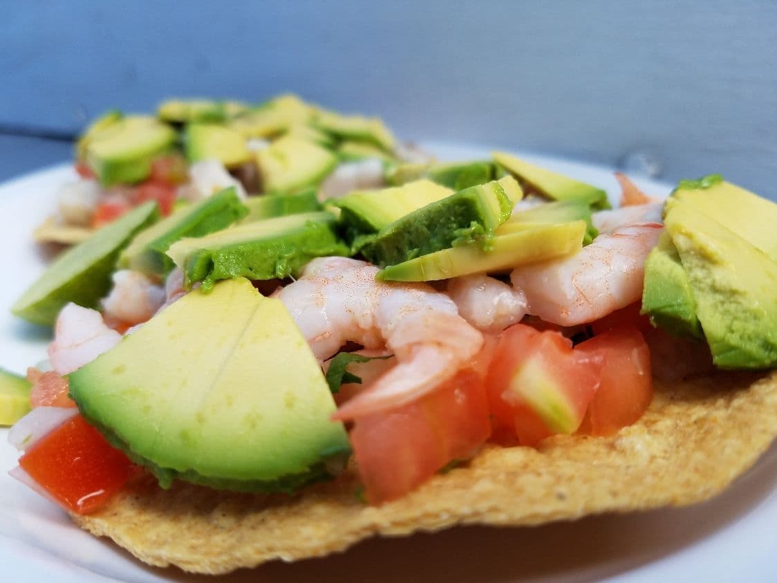 Tostada de Camarón