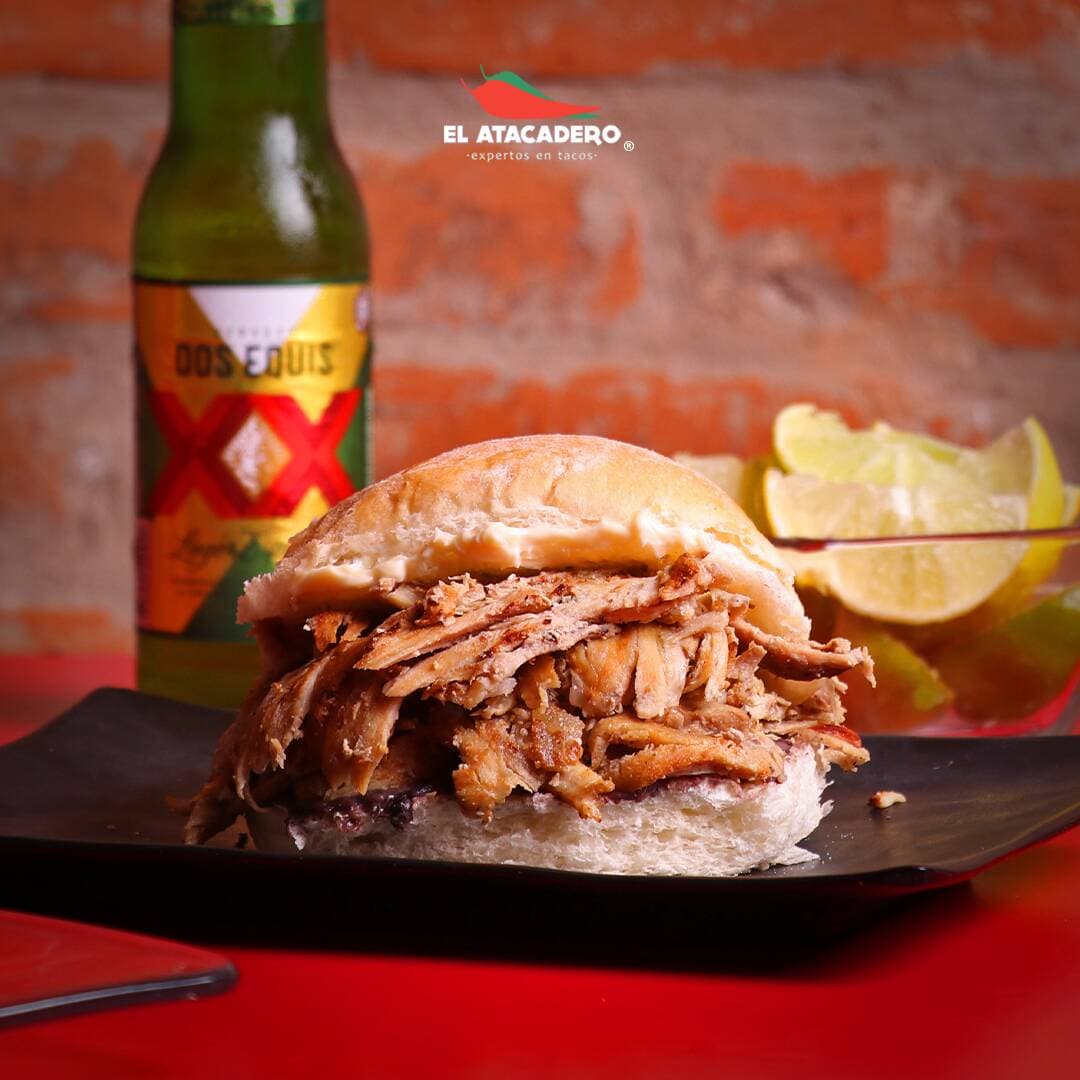 Pambazo de Carne Árabe con Queso