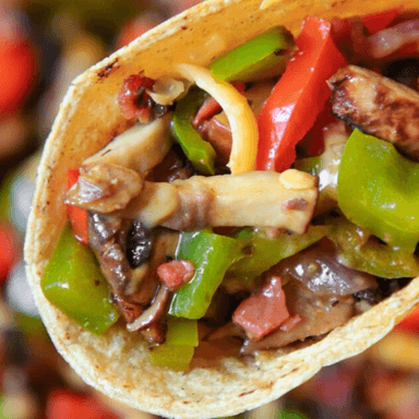 Taco de Alambre con Queso