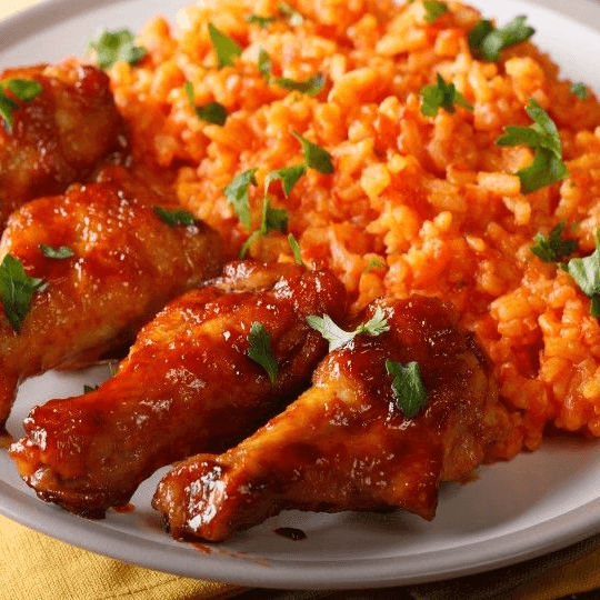 Trio Alitas Grandiosas + Arroz con Pollo