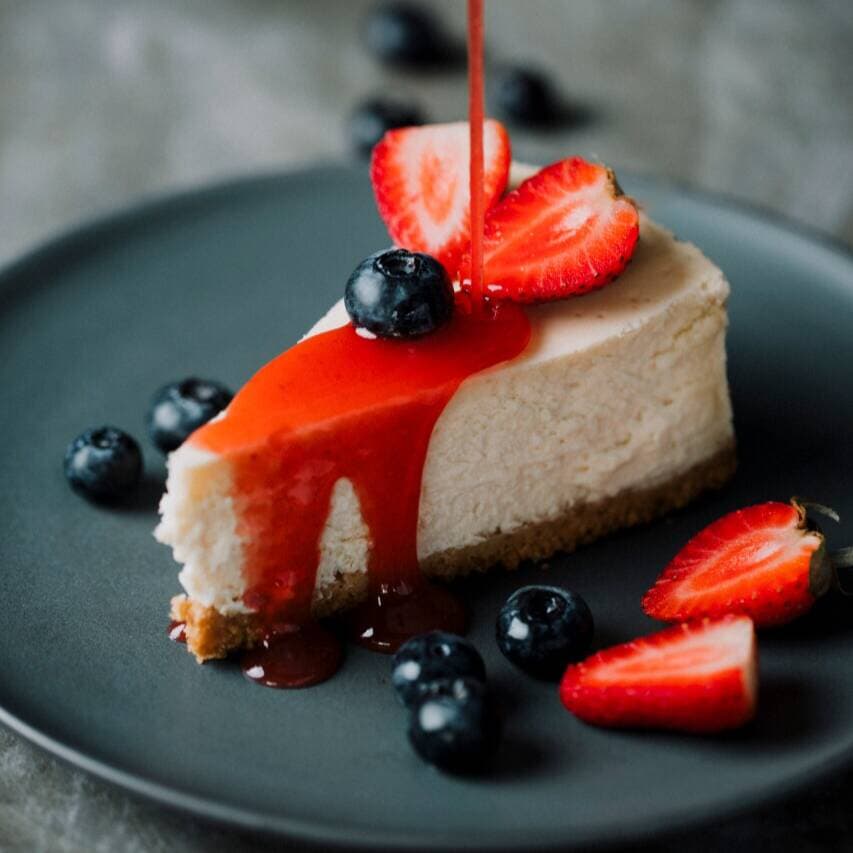 NY Cheesecake con Frutos del Bosque