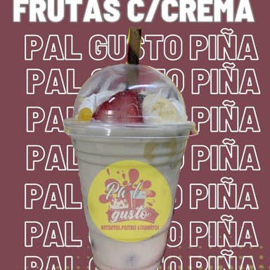 Frutas CONGELADAS con Crema