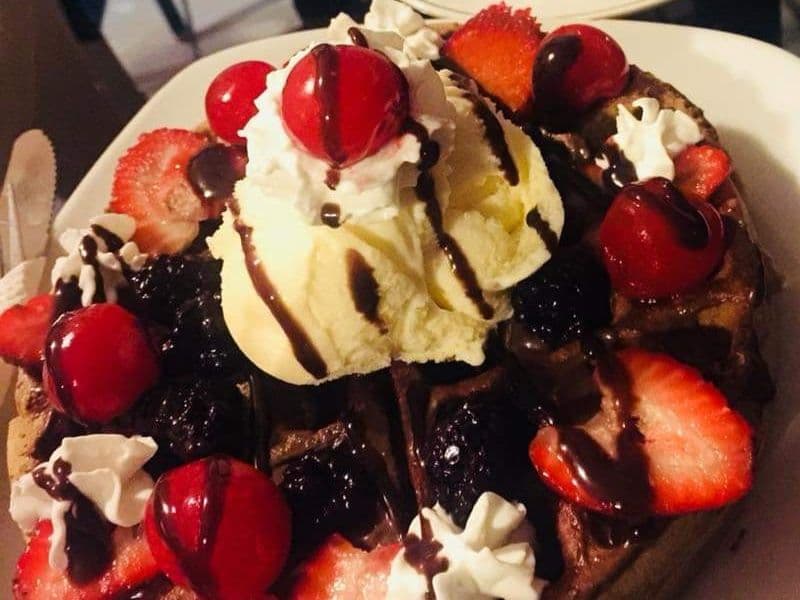 Waffle Frutos Del Bosque