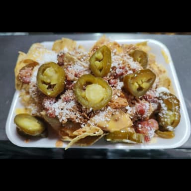 nachos con carne