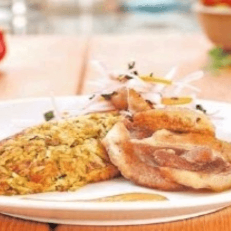 Tacu Tacu con Pechuga de Pollo