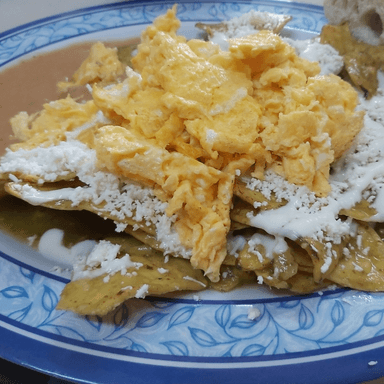 Combo Chilaquiles Verdes