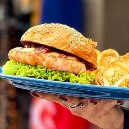 Hamburguesa Salmón