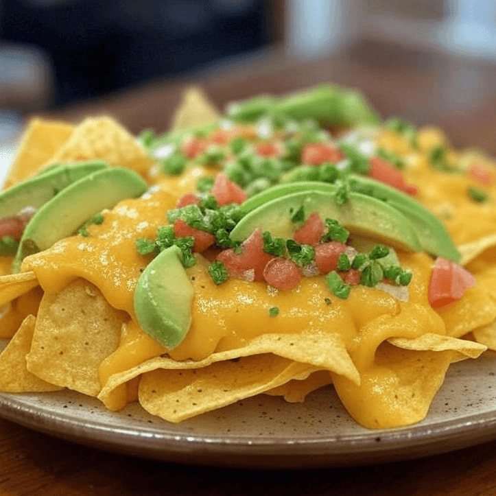 NACHOS CON AGUACATE Y CHISTORRA