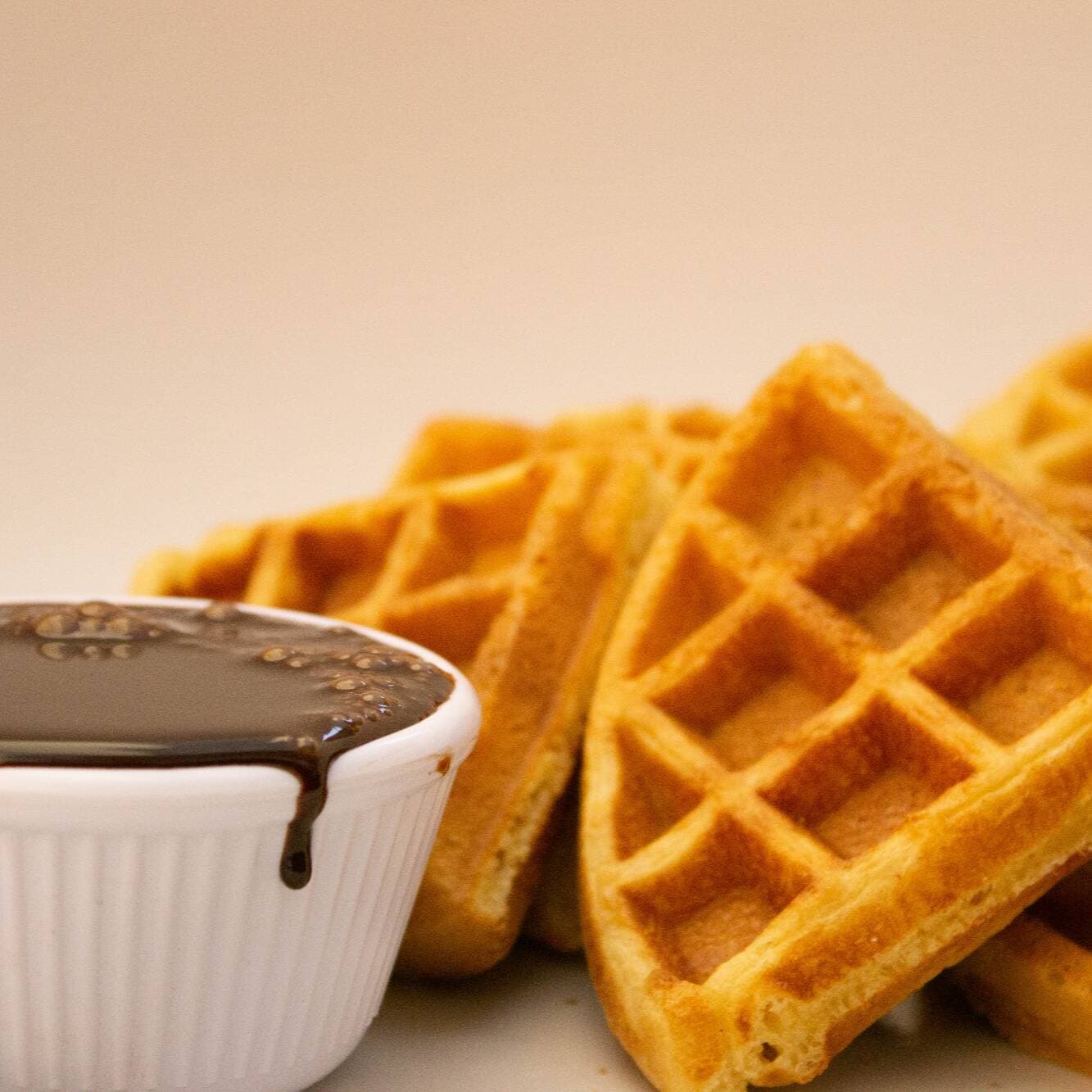 Waffle con Hersheys