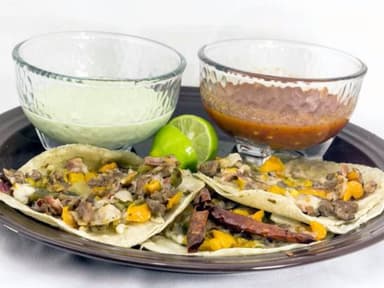 Alambre con queso