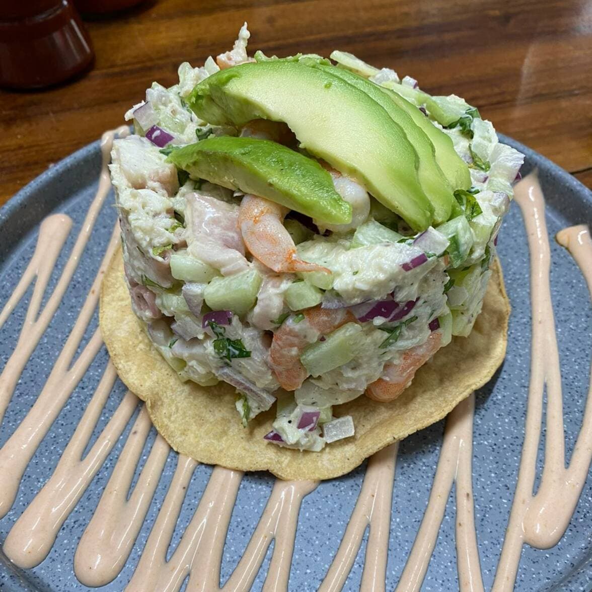 Tostada La Mazatleca