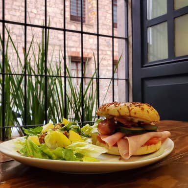 Bagel Turkey Club