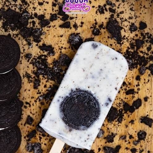 Paleta de Leche de Oreo.