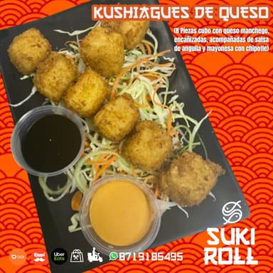 Kushiage de Queso