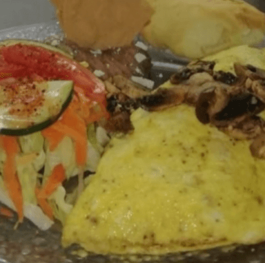 Omellet espinacas