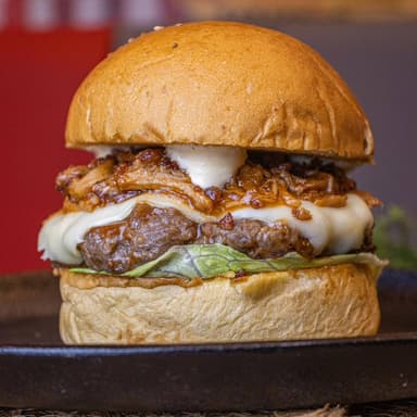 Hamburguesa Porky Burger + Gaseosa 250ml