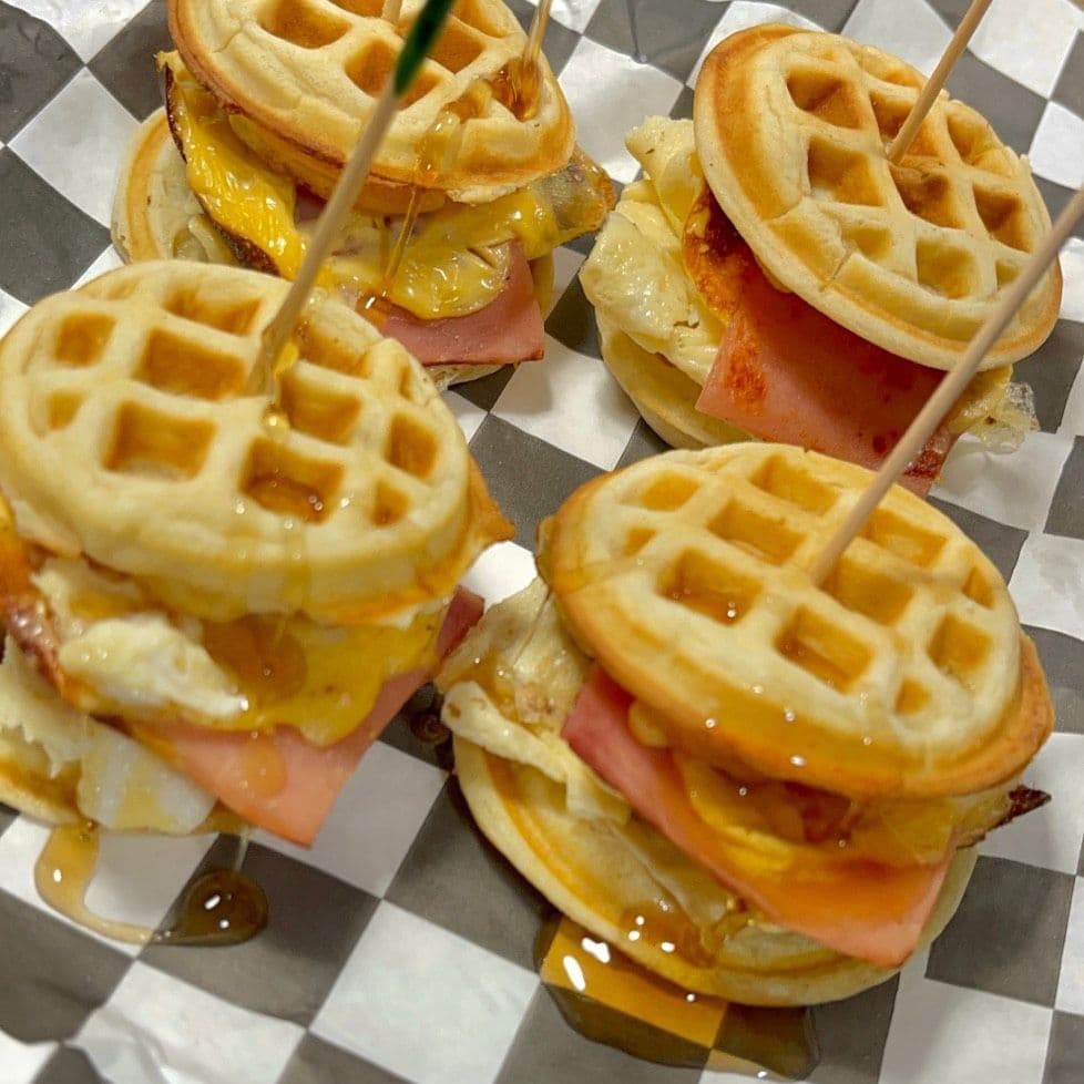 Waffle Bites maple