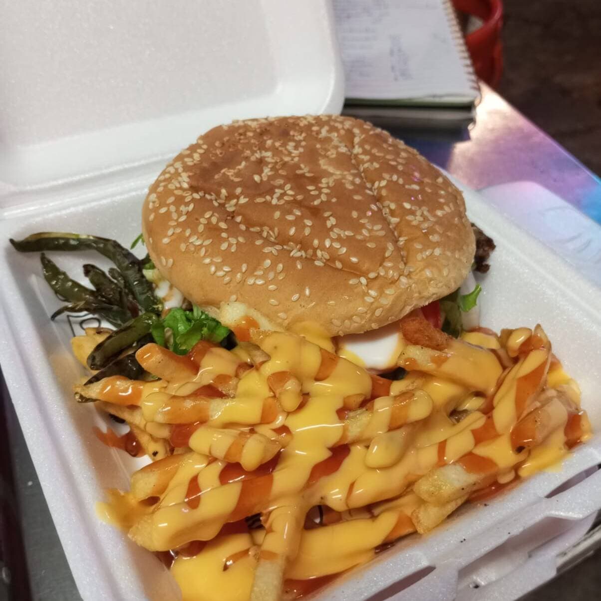 Hamburguesa con Papas