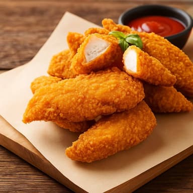 16 Pzas de Tiras de Pollo Grandes