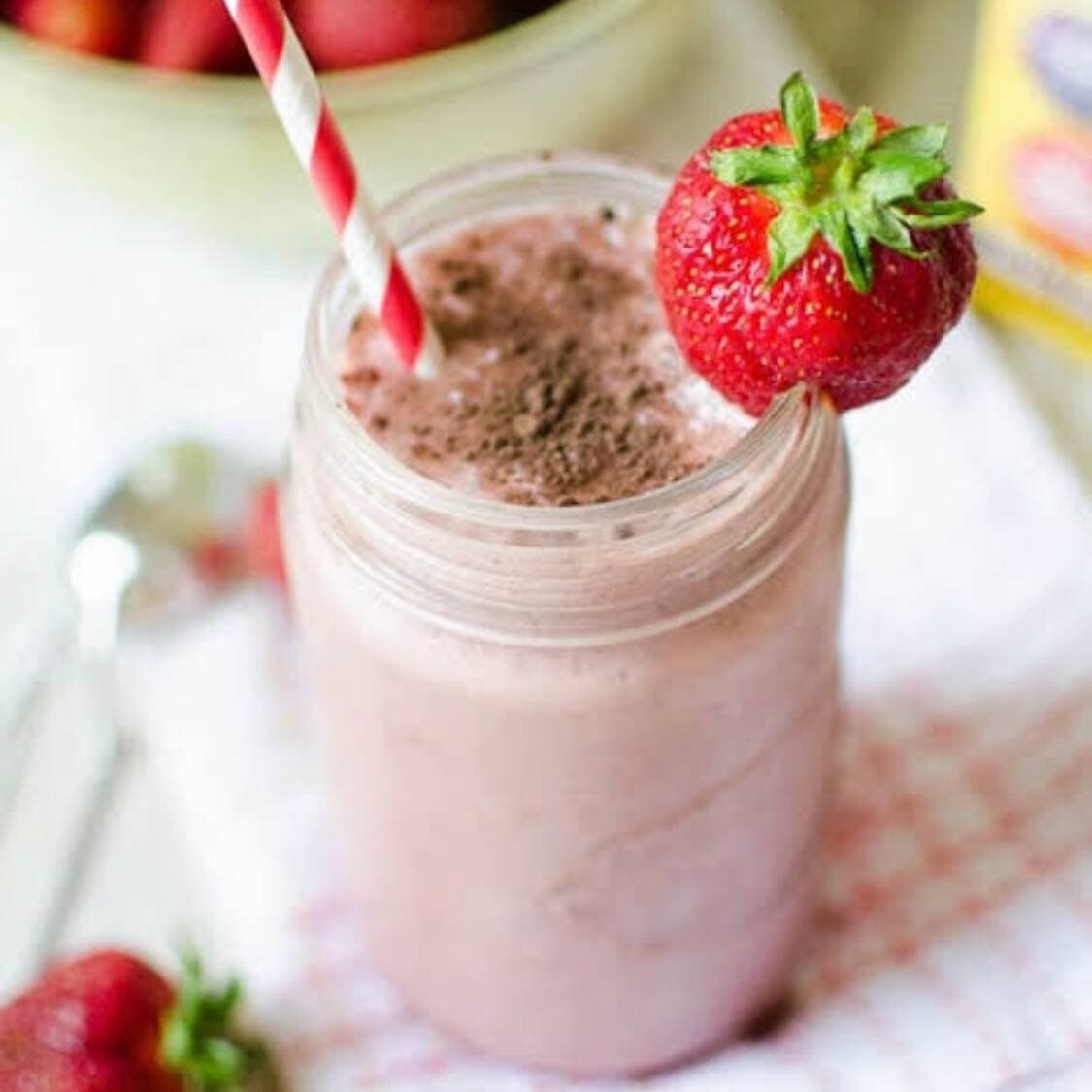 Licuado de chocofresa