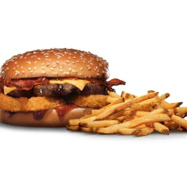 1  Western Bacon + 1 Papas Medianas
