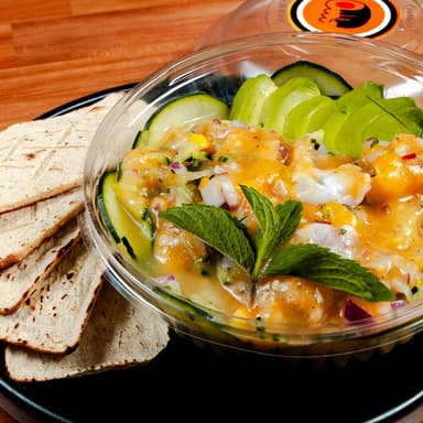 Ceviche de Camarón con Mango (no Picoso)