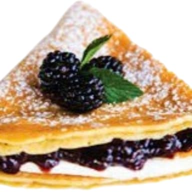 Crepa de Queso con Zarzamora