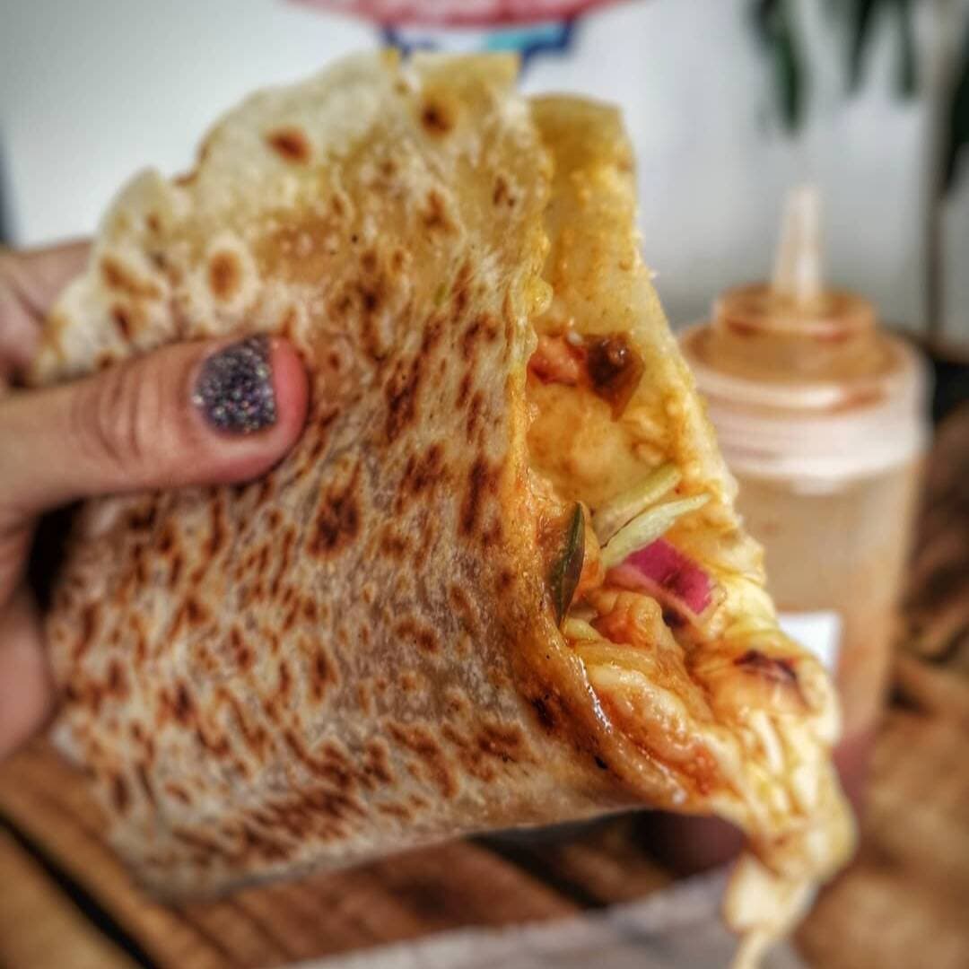 Quesadilla Gobernador Camarón.