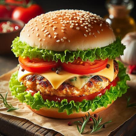 Hamburguesa de Pollo