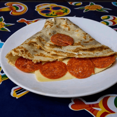Crepa Philadelphia, Jamón y Piña