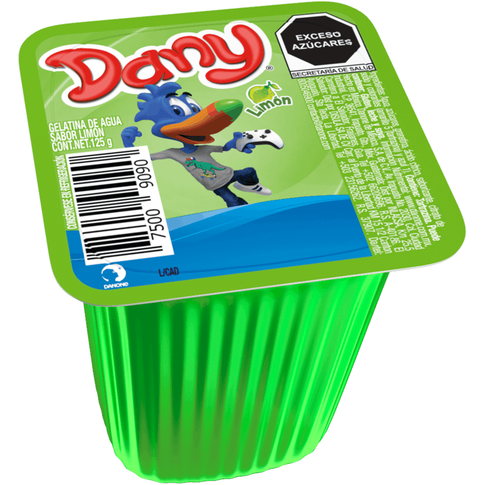 GELATINA DANY BOTE LIMON 125GR